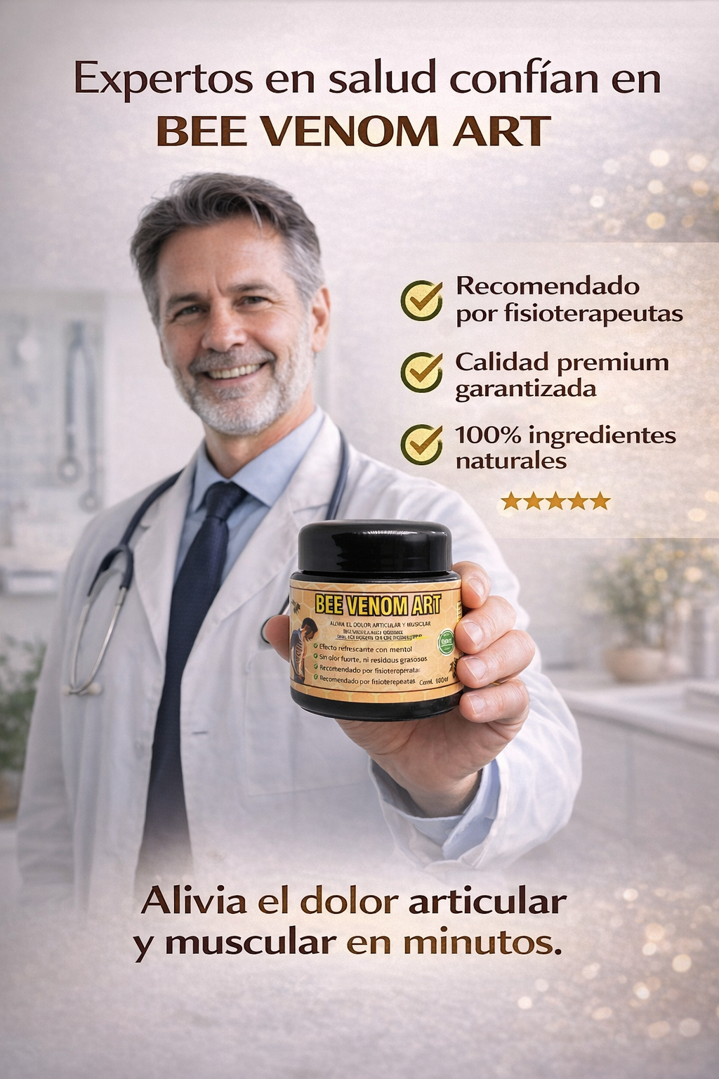 Bee Venom Articulaciones - Crema Para Dolores con Veneno de Abeja - Últimas 7 Unidades 🔥