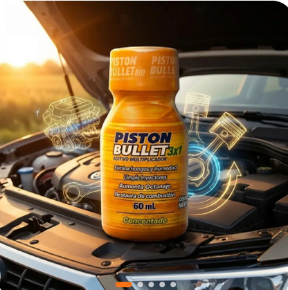 Pistón Bullet® 3x1- Limpia y potencia tu motor🔥