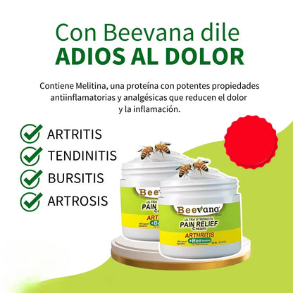 Beevana crema dolores y articulaciones con Veneno de Abeja - Últimas 7 Unidades 🔥